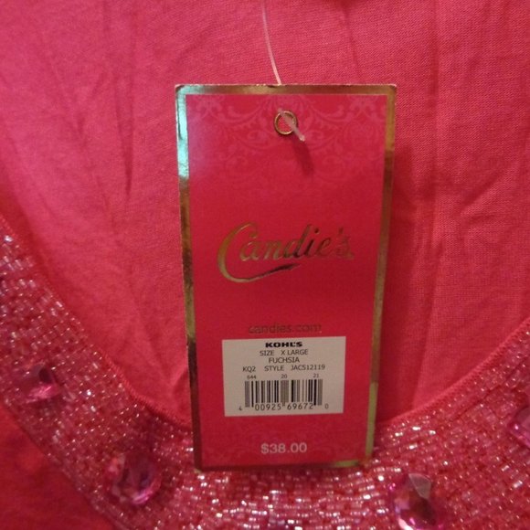 Candie's Tank Top Size XL NWT - Picture 7 of 11